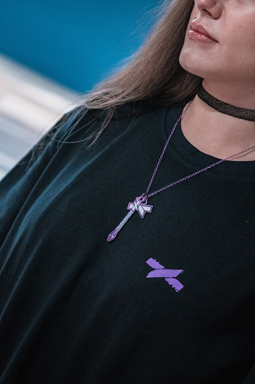 Limited edition: Ketting en Sleutelhanger PURPLE